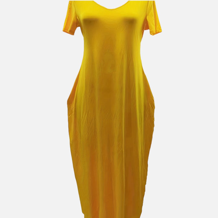 Old Cavendish| Women’s Comfortable Maxi Dress Short Sleeve Everyday
