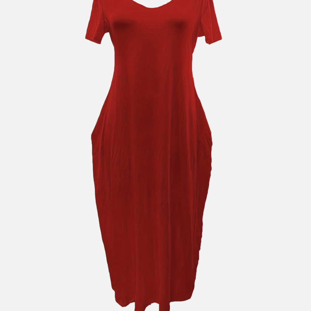 Old Cavendish| Women’s Comfortable Maxi Dress Short Sleeve Everyday