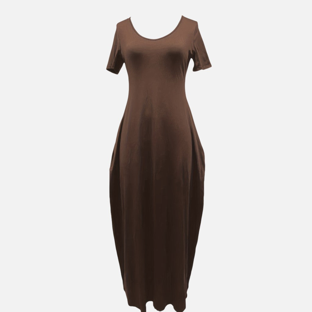 Old Cavendish| Women’s Comfortable Maxi Dress Short Sleeve Everyday