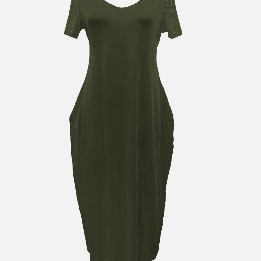 Old Cavendish| Women’s Comfortable Maxi Dress Short Sleeve Everyday
