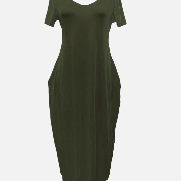 Old Cavendish| Women’s Comfortable Maxi Dress Short Sleeve Everyday
